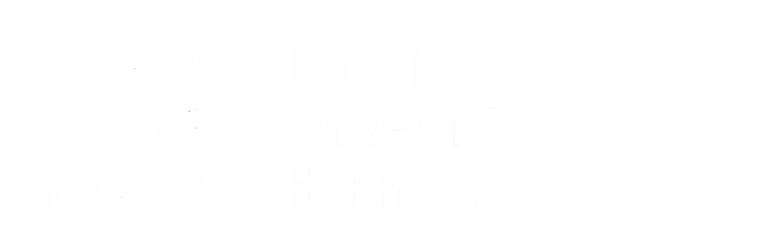 Leibniz Universität Hannover logo-White