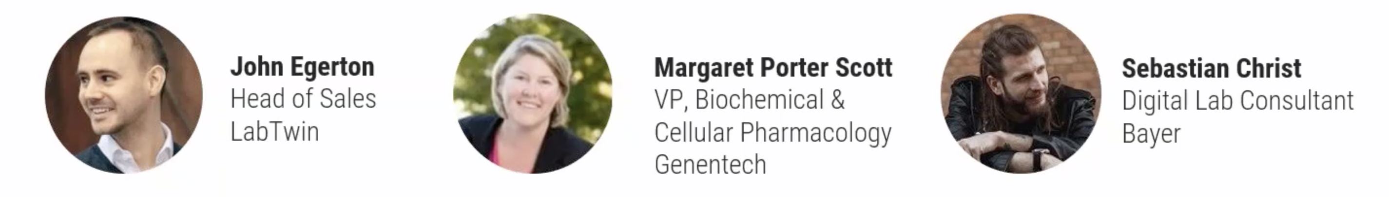 Webinar 3 - How is mobile tech driving the lab of the future -speakers